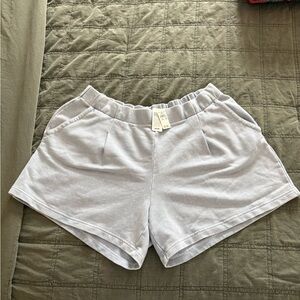 Aerie Light Blue High Waist Shorts